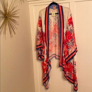 Flying Tomato colorful cape, jacket, kimono